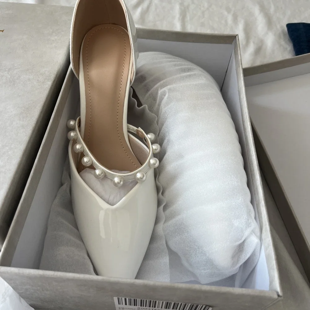 Women High Stilettos Heel Ankle Strap Pointed Toe Wedding Party Dress Pump Shoes